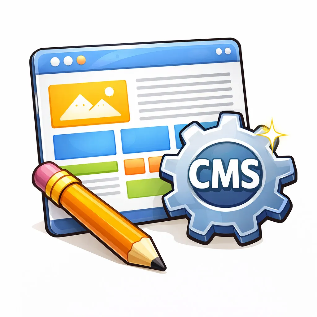 CMSとツールのアイコン